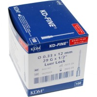 Игла инъекционная 29G (0,33 х 12 мм) KD-Fine (КД Файн), Германия, 100 штук