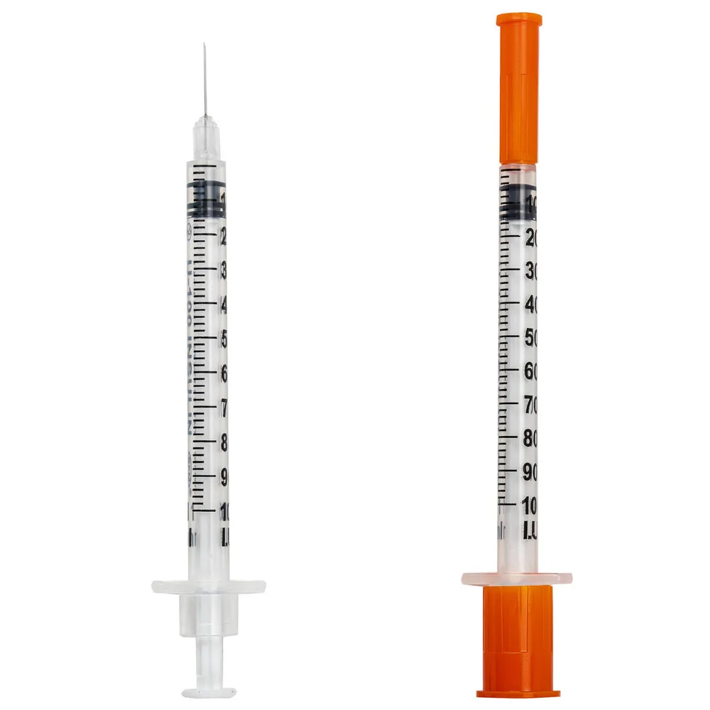 Шприцы инсулиновые с интегрированной иглой