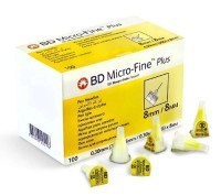 Иглы для инсулиновых шприц-ручек BD Micro-Fine Plus 30G (0,30 x 8 мм) 100 штук