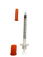 Инсулиновый шприц 0,5 мл с интегрированной иглой U100 30G 0,30 x 8 мм Vogt Medical Германия 100 штук