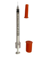 Инсулиновый шприц 0,5 мл с интегрированной иглой U100 30G 0,30 x 8 мм Vogt Medical Германия 100 штук