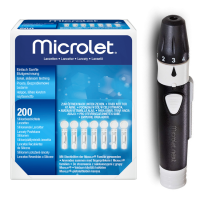 Прокалыватель Microlet Next + ланцеты Microlet 200 штук