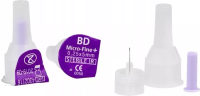 Иглы для инсулиновых шприц-ручек BD Micro-Fine Plus 31G (0,25 x 5 мм) 20 штук