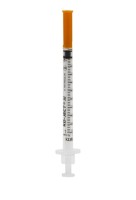 Инсулиновый шприц U100 1 мл с интегрированной иглой 30G 0,3 x 13 мм, KD JECT, Германия, 100 штук
