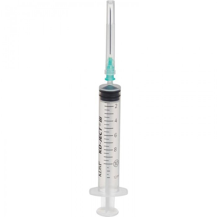 Шприц 10 мл KD JECT 3-х комп. с иглой 21G 0,8 x 40 мм, Германия, 100 штук