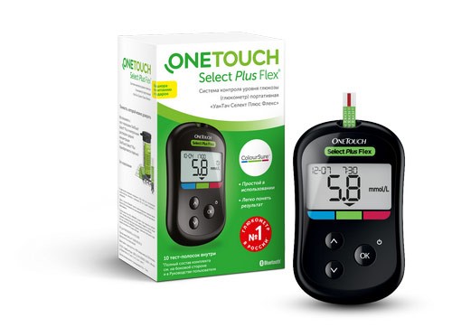 Глюкометр OneTouch Select Plus Flex