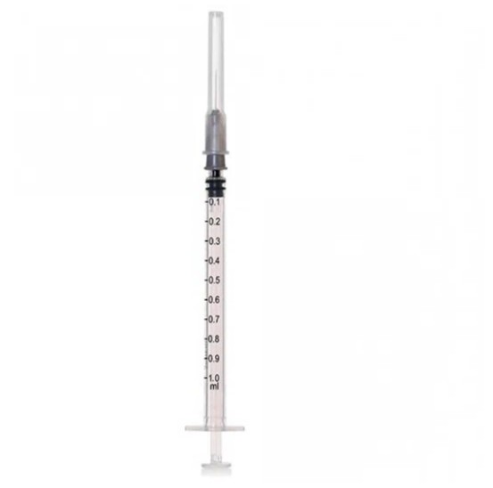 Инсулиновый шприц 1 мл с иглой 27G 0,4 x 13 мм, U100, Vogt Medical, Германия, 100 штук