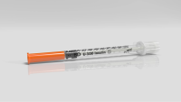 Инсулиновый шприц 1 мл с интегрированной иглой U100 BD Micro-Fine Plus 31G 0,25 x 6 мм, Becton Dickinson, 100 штук