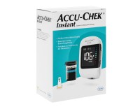 Глюкометр Акку-Чек Инстант (Accu-Chek Instant) с ручкой для прокалывания + 10 тест полосок + 10 ланцетов + чехол