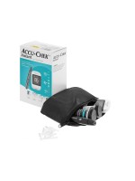 Глюкометр Акку-Чек Инстант (Accu-Chek Instant) с ручкой для прокалывания + 10 тест полосок + 10 ланцетов + чехол