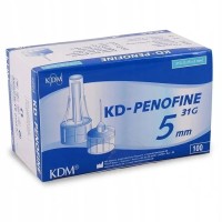 Иглы для инсулиновых шприц-ручек 31G (0,25 х 5 мм) KD-Penofine 100 штук